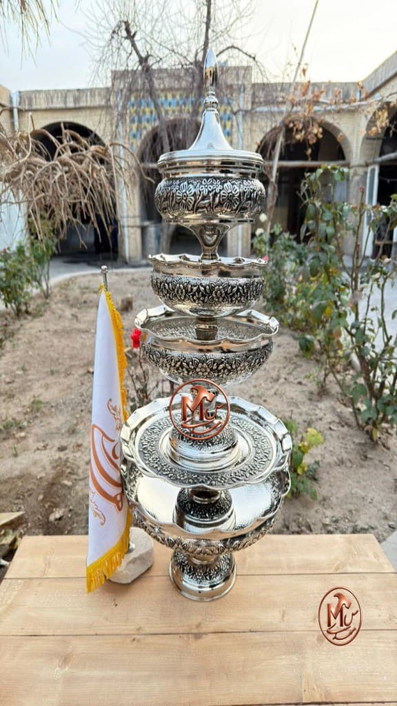 ست پذیرایی گلبرگ کروم ۵ پارچه