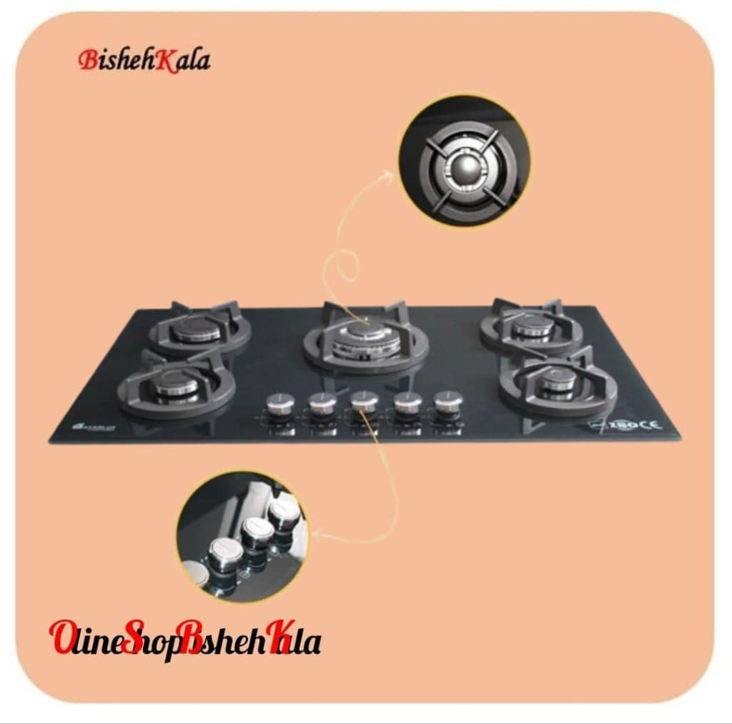 اجاق گاز صفحه ای مدل GO5NL – C17B کد(96) — تصویر ۲