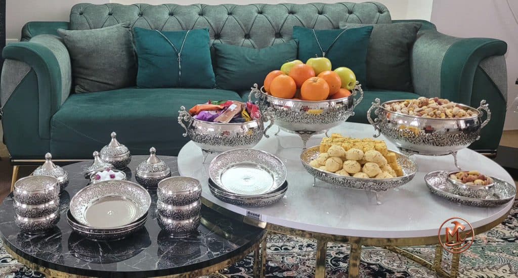 ست پذیرایی نیلوفر کروم — تصویر ۶