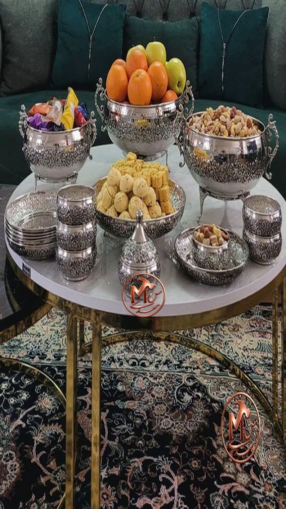 ست پذیرایی نیلوفر کروم