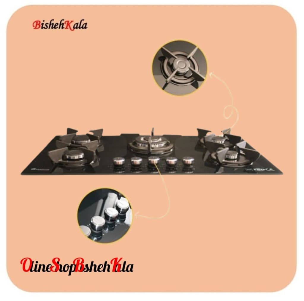 اجاق گاز صفحه ای مدل GO5NL – C14B کد(96) — تصویر ۲
