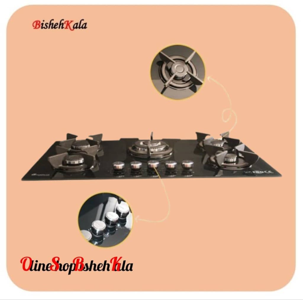 اجاق گاز صفحه ای مدل GO5NL – C14B کد(96) — تصویر ۴
