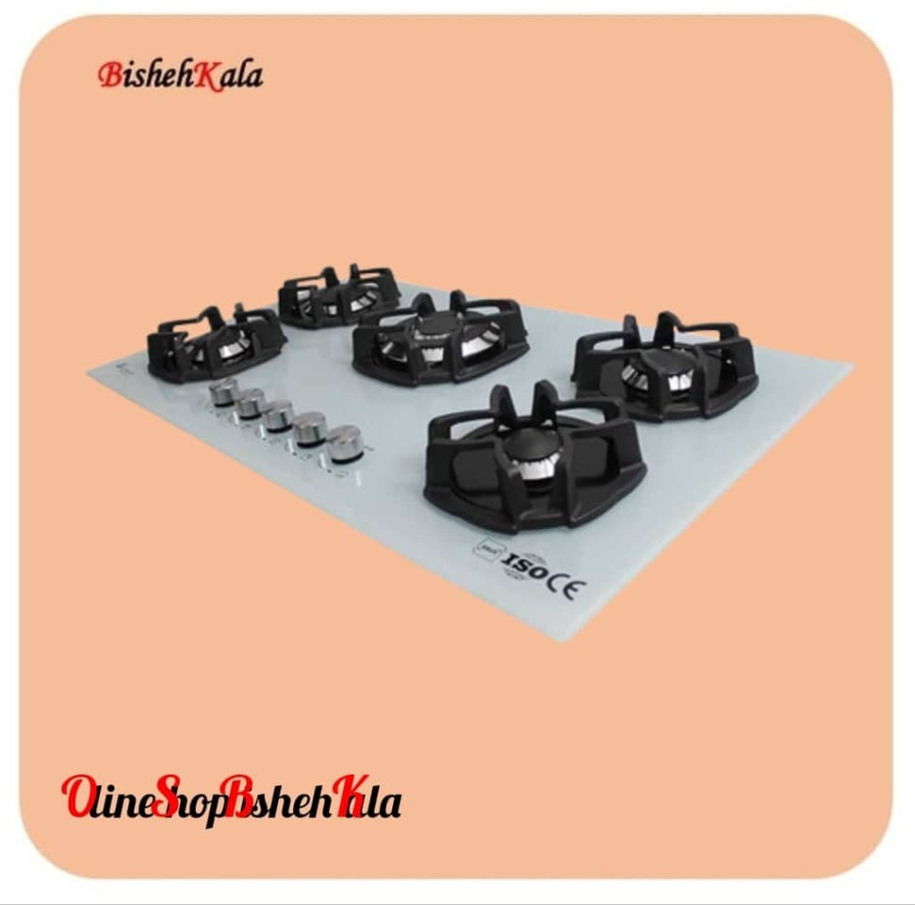 اجاق گاز صفحه ای پنج شعله مدل GO5ML – C9W کد(96)