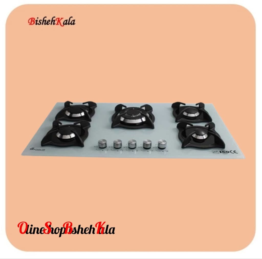 اجاق گاز صفحه ای پنج شعله مدل GO5ML – C4B کد(96)