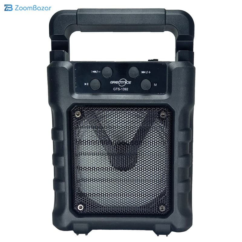 اسپیکر بلوتوثی قابل حمل گریت نایس مدل GTS-1392 — تصویر ۷
