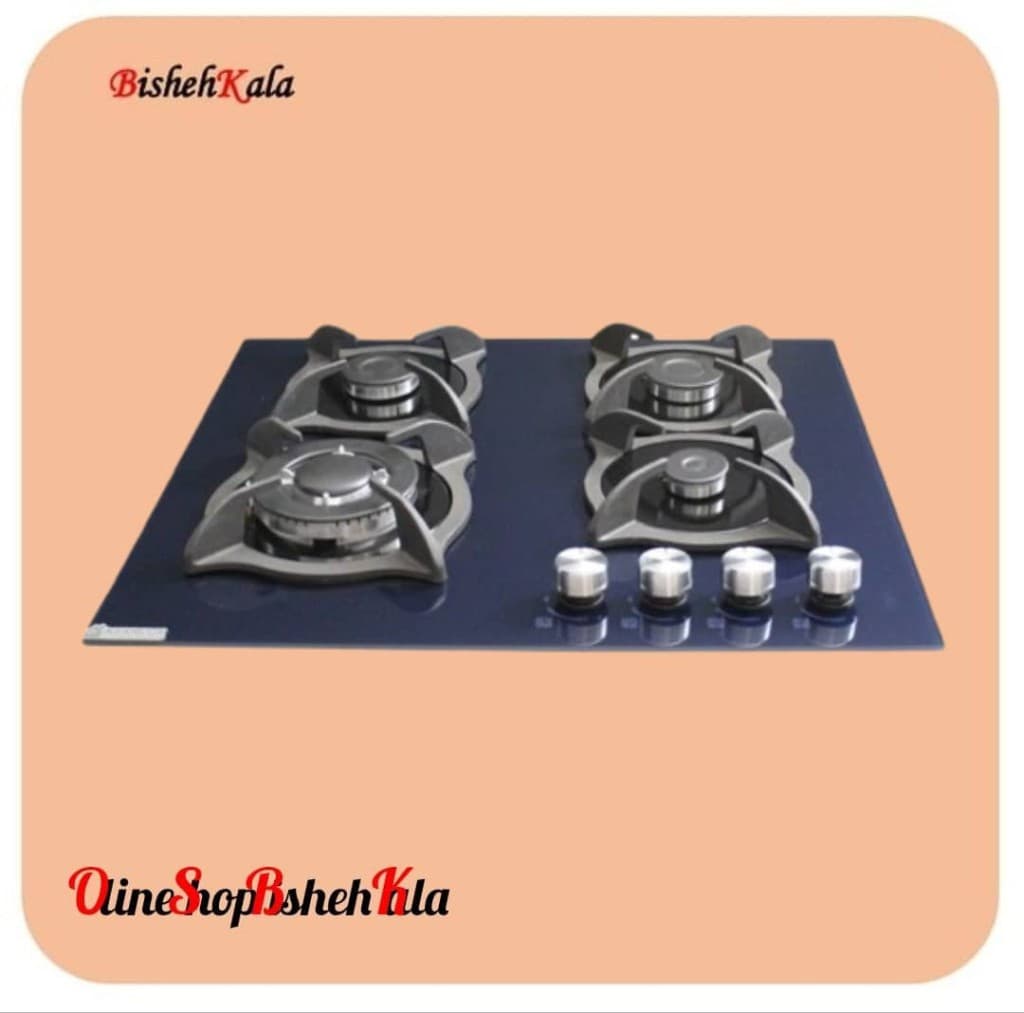 اجاق گاز 4 شعله شیشه مدل G04NL – C6B کد(96) — تصویر ۴