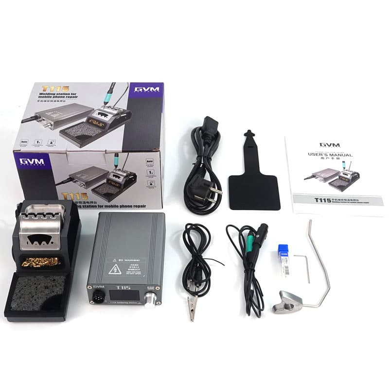 هویه حرفه ای تعمیرات موبایل GVM T115 — تصویر ۹