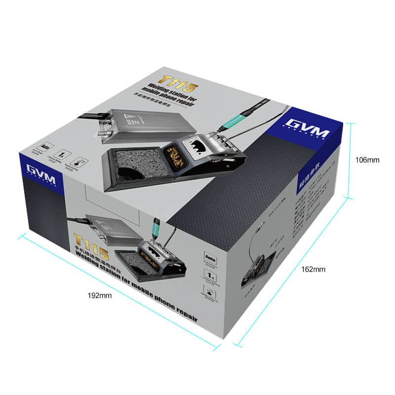 هویه حرفه ای تعمیرات موبایل GVM T115 — تصویر ۱۱