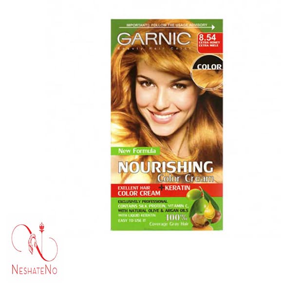 کیت رنگ مو گارنیک 8.54 رنگ عسلی روشن GARNIC