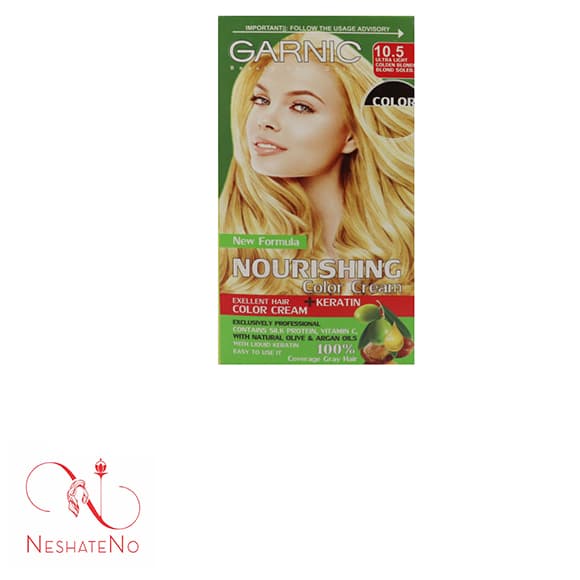 کیت رنگ مو گارنیک زنانه 10.5 رنگ بلوند طلایی بسیار روشن GARNIC