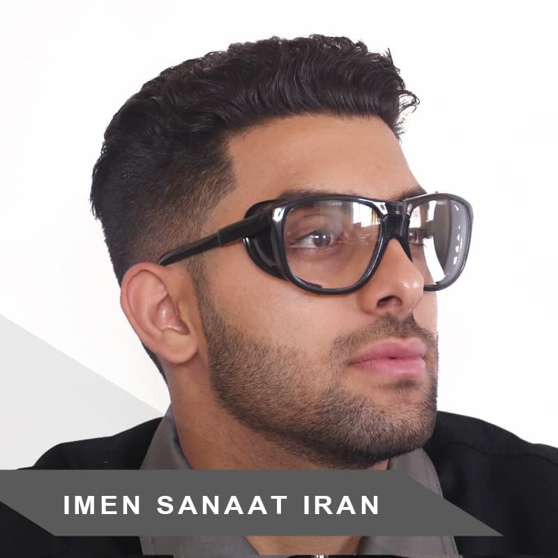 عینک ایمنی بغل دار کد 1173