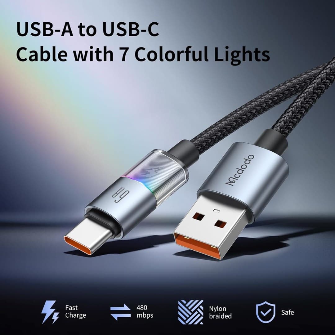 کابل شارژ سریع USB به تایپ سی 6 آمپر مک دودو مدل Mcdodo CA-818 — تصویر ۱۱