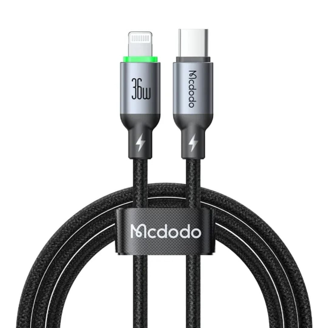 کابل شارژ سریع تایپ سی به لایتنینگ 36 وات مک دودو مدل Mcdodo CA-6691