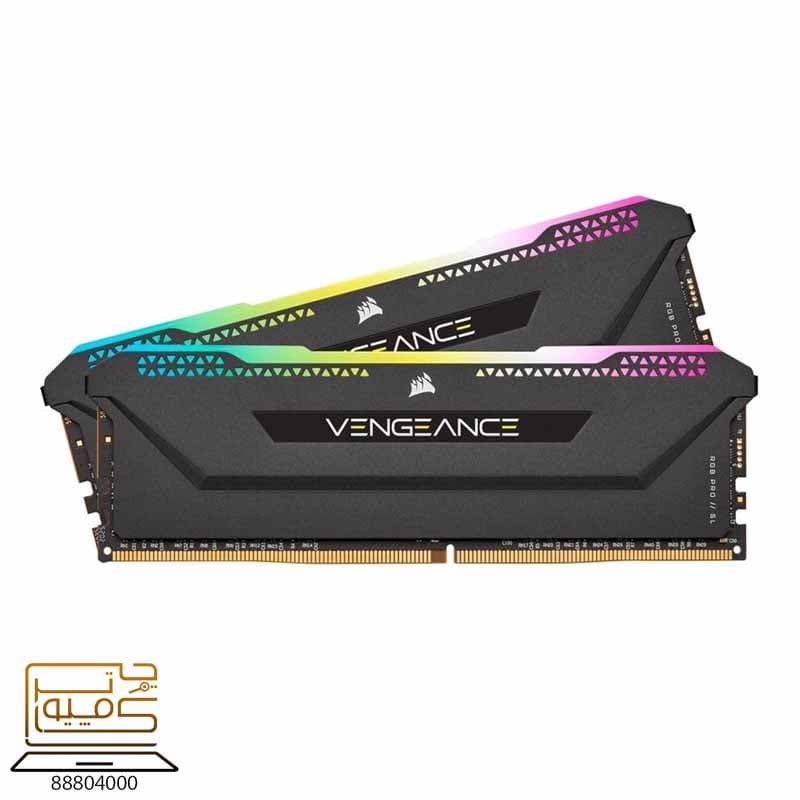 رم CORSAIR Vengeance RGB PRO SL 16GB 3200MHz (2x8GB) DDR4 cl16