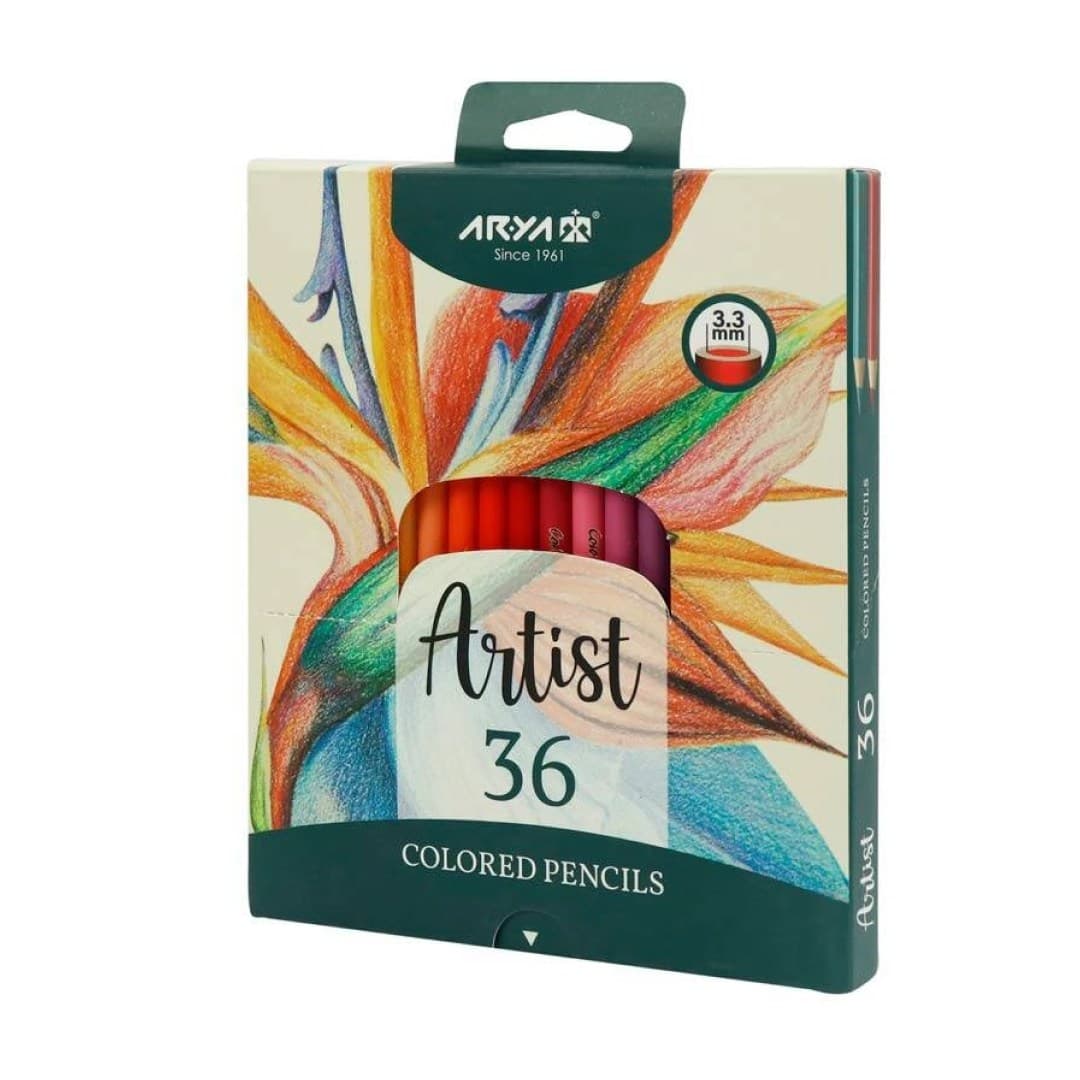 مداد رنگی 36 رنگ آریا مدل Artist کد 3603 — تصویر ۱۲
