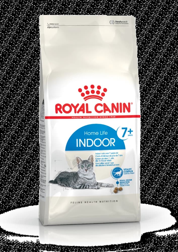 غذای خشک گربه ایندور هوم لایف (+7) رویال کنین (وزن 2KG) INDOOR (Home Life)+7_ROYAL CANIN