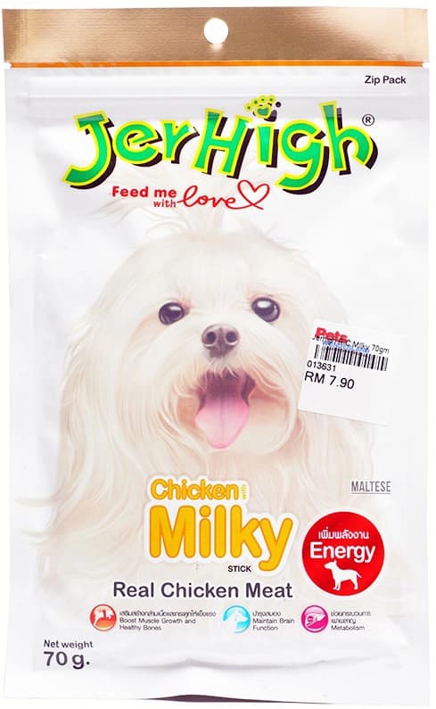 تشویقی سگ جرهای با طعم مرغ و شیر Jerhigh (Milky)
