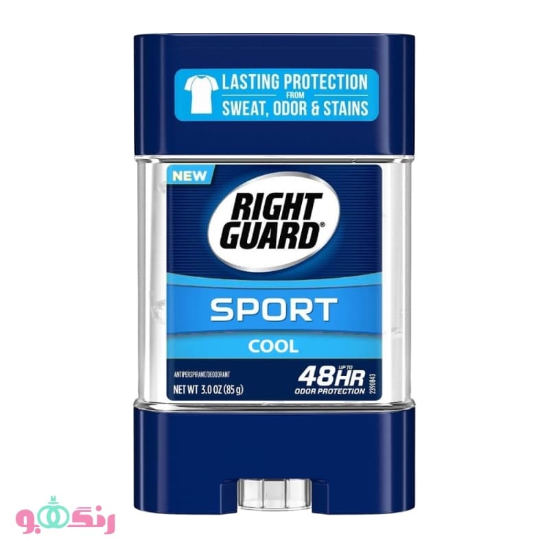 مام ژله ای مردانه اسپرت کول رایت گارد Right Guard Sport Cool Deodorant 48H — تصویر ۴