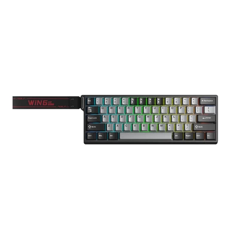 کیبورد سیم دار گیمینگ AULA WIN 60 HE PRO XINGYI MAGNETIC SWITCH — تصویر ۳