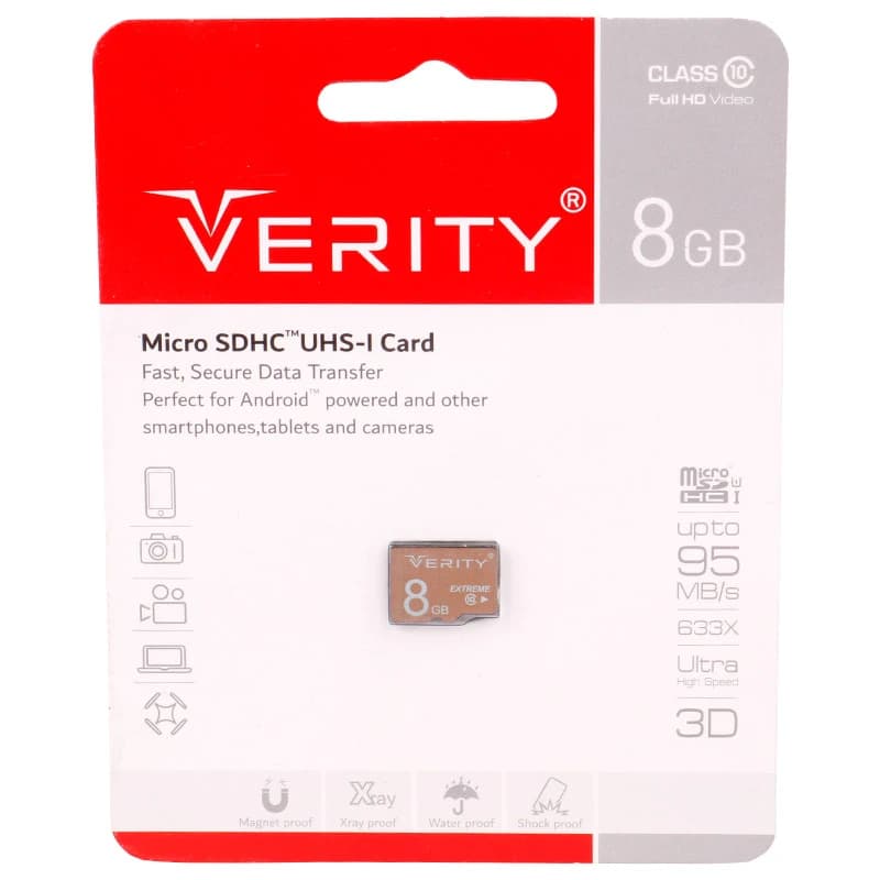 رم میکرو 32 گیگ وریتی Verity U106 U1 95MB/s — تصویر ۱۱