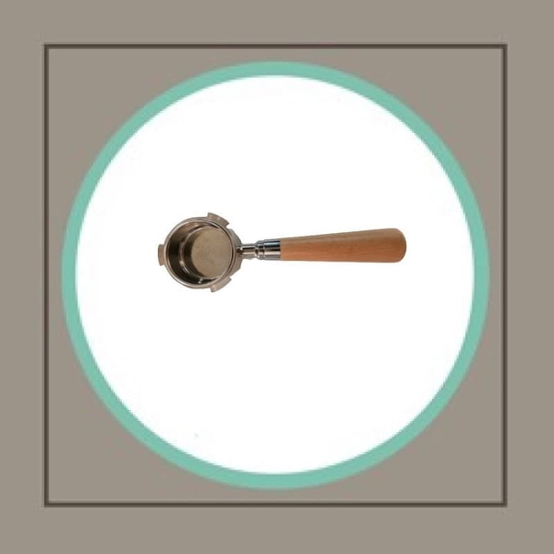 پرتافیلتر دسته چوبی عریان سه پین سایز 58 (Naked) نیکد