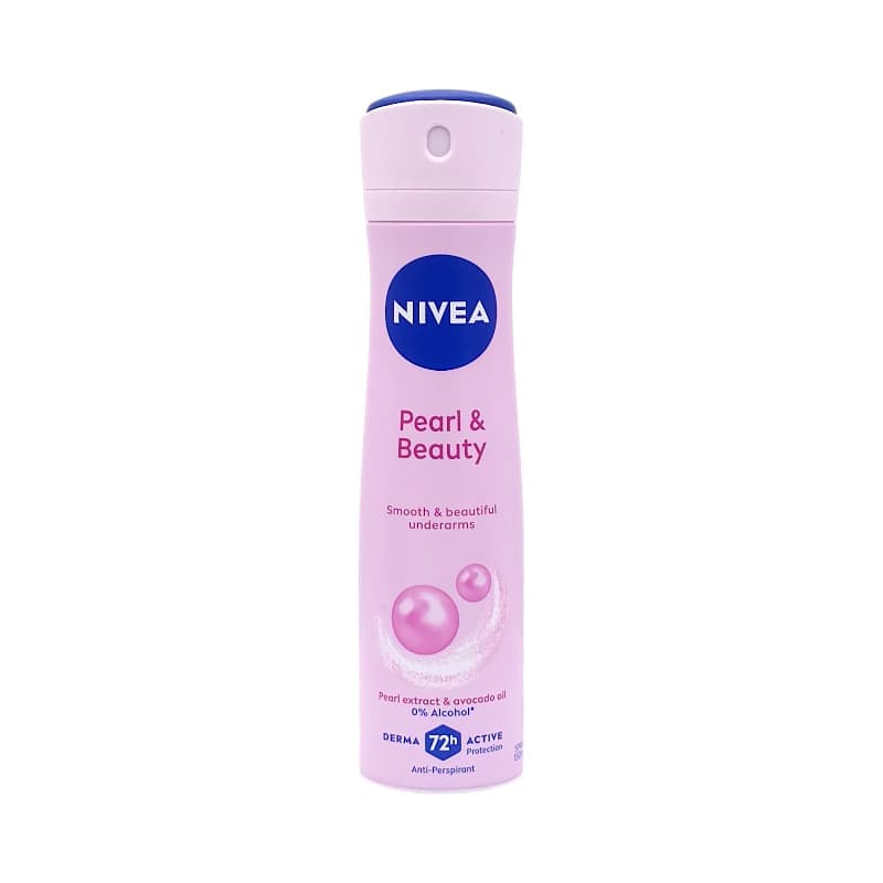 اسپری ضد تعریق بدن زنانه نیوآ مدل پرل اند بیوتی (Nivea Pearl & Beauty) – ۱۵۰ میلی‌لیتر