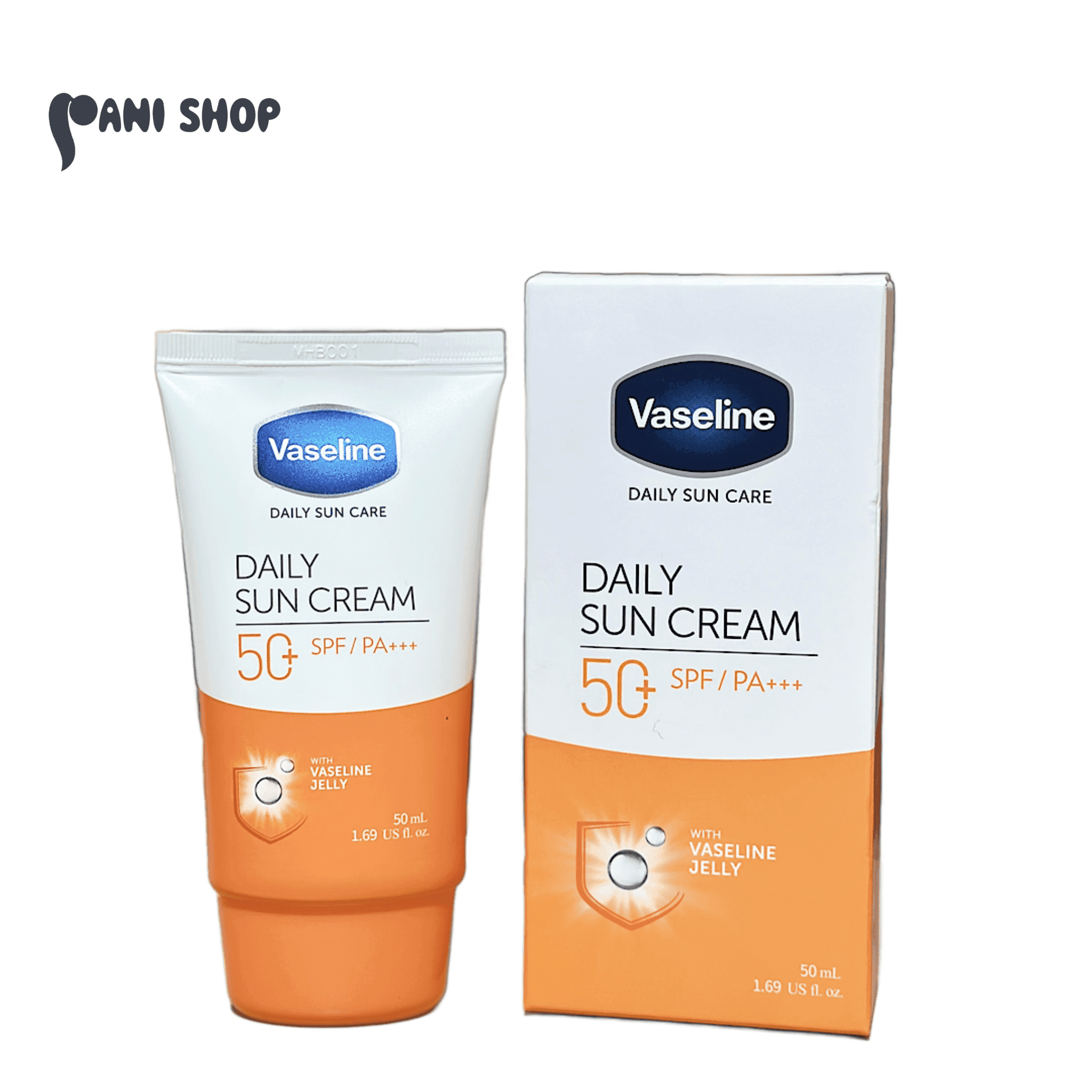 ضد آفتاب وازلین کرمی تیوپی SPF50