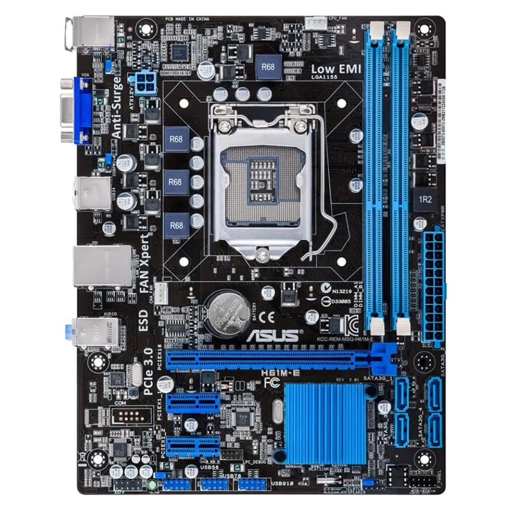 مادربرد ایسوس مدل ASUS H61 M-E — تصویر ۶