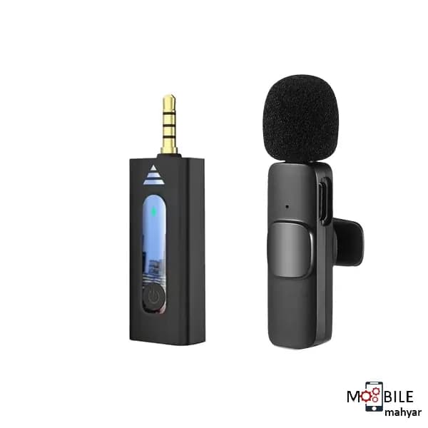 میکروفن یقه ای بی سیم مدل K35 — تصویر ۹