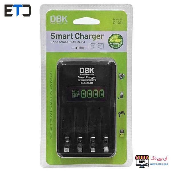 شارژر باتری 4 عددی دی بی کی DBK DL901 — تصویر ۱۰