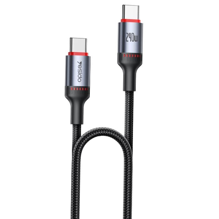 کابل دوسر تایپسی یسیدو YESIDO CA185 طول 1.2 متر 240W