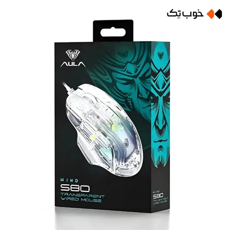 موس سیم دار گیم AULA مدل S80 — تصویر ۹