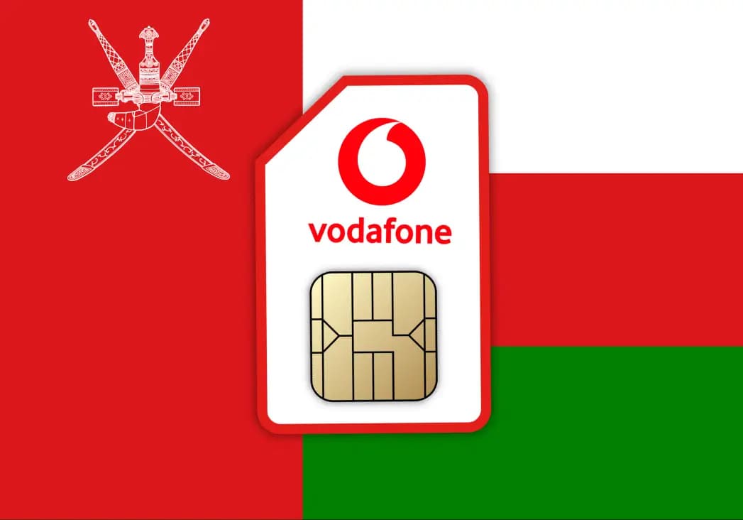سیم کارت ودافون عمان | Vodafone با ۱ ریال عمان شارژ — تصویر ۳