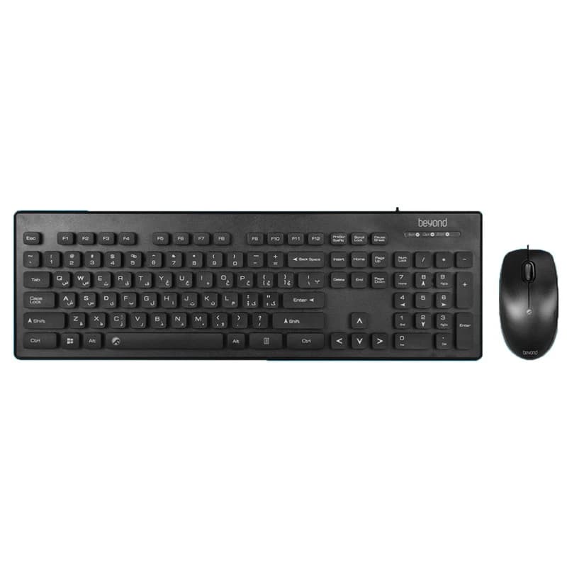 کیبورد و موس PS2 سیم دار FARASOO مدل 4660 اسپیرو