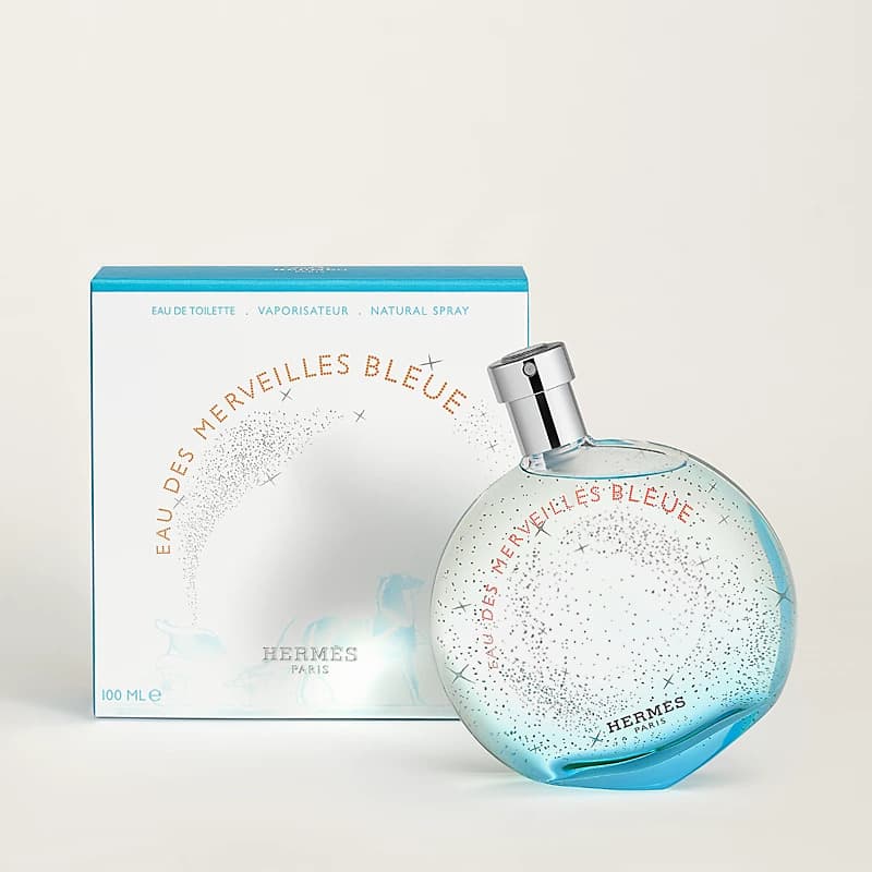 ادوتویلت زنانه هرمس او دس مرولیس بلو _ Hermes Eau des Merveilles Bleue — تصویر ۳