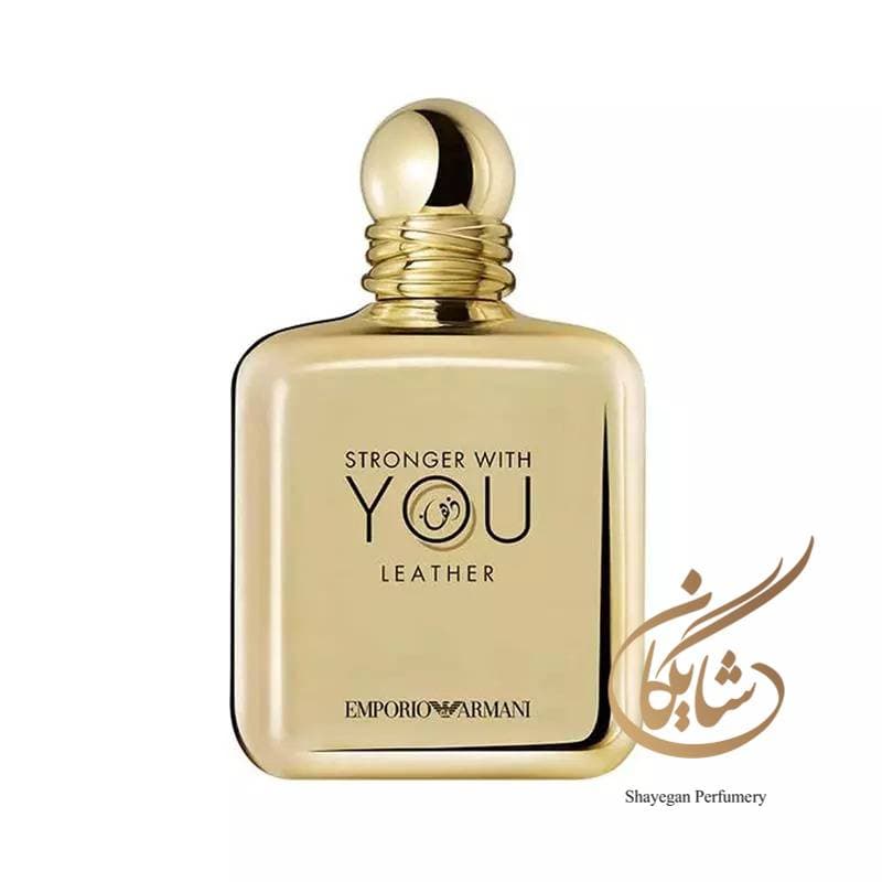 ادوپرفیوم مردانه جیورجیو آرمانی استرانگر ویت یو لدر _ Giorgio Armani Stronger With You Leather