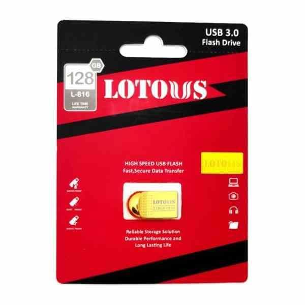 فلش 128 گیگابایت LOTOUS L816 GOLD USB3