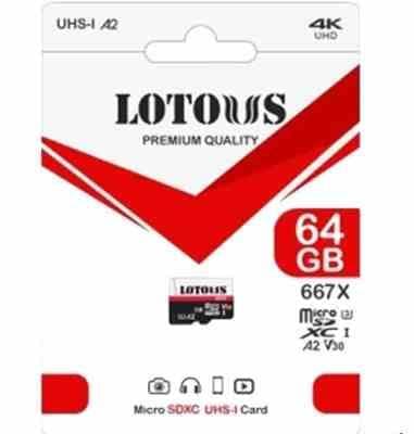 رم LOTOUS MICRO 64G U3 667X A2 — تصویر ۳