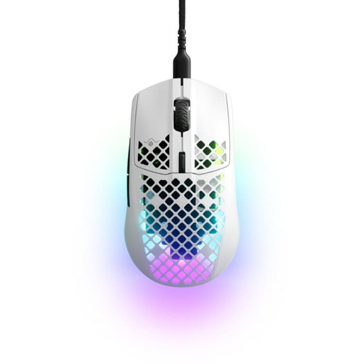 موس Steelseries Aerox 3 سیمی سفید
