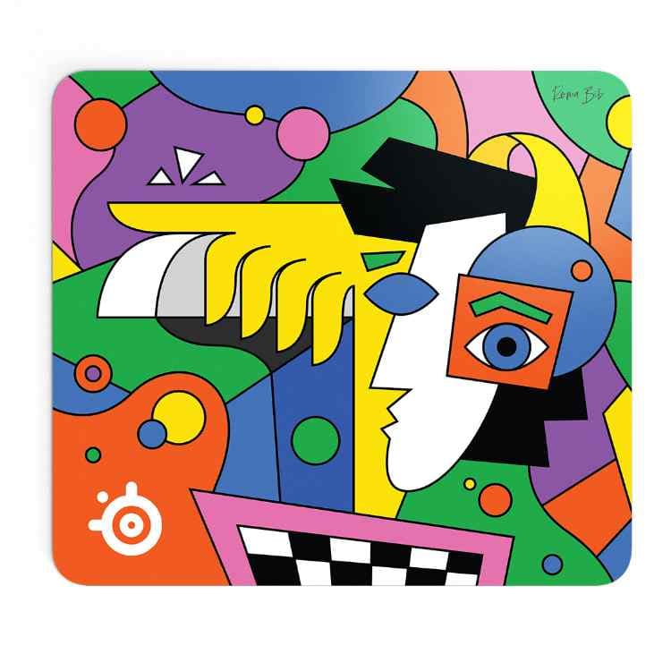 موس پد SteelSeries QcK – Large Roma Bib Edition