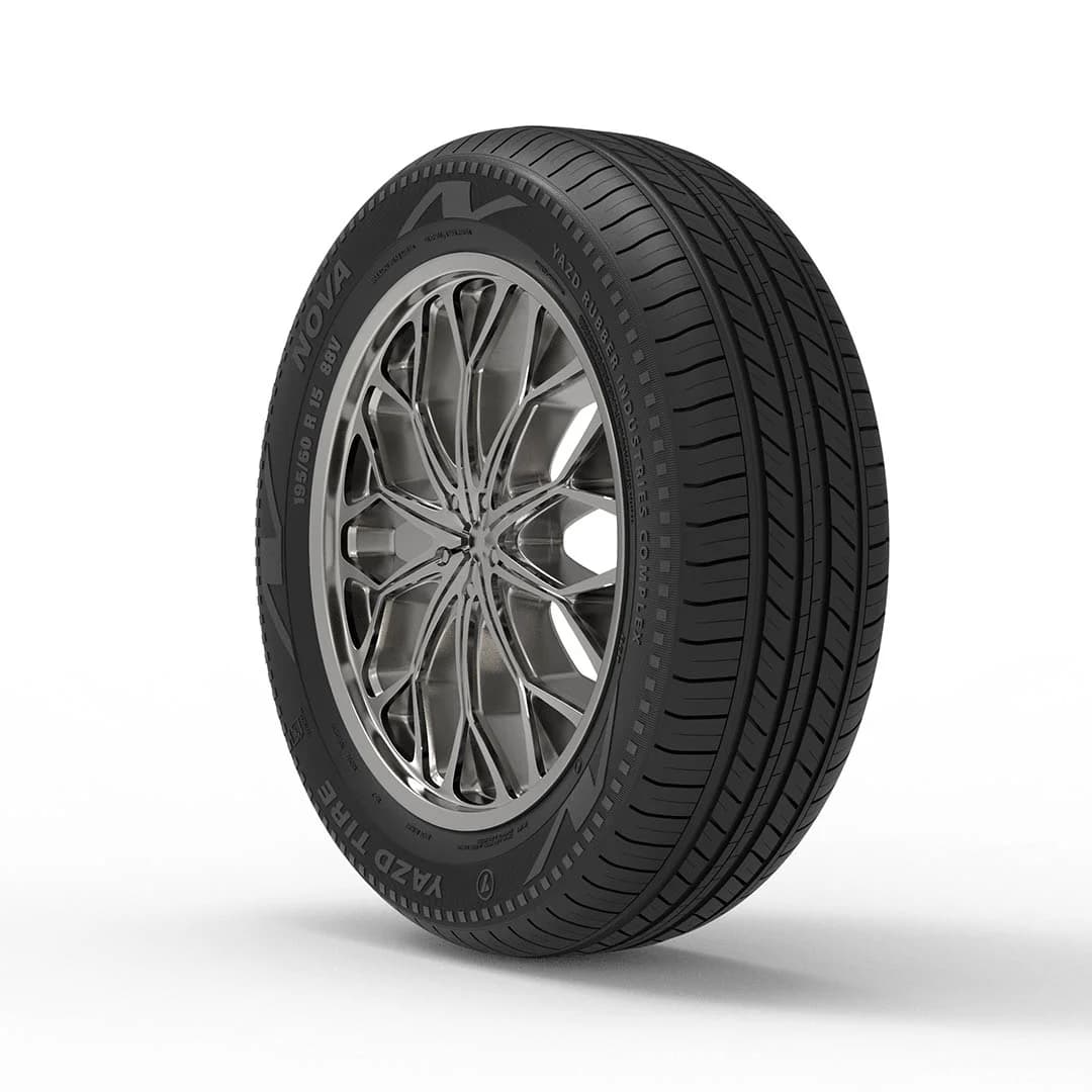 لاستیک یزد تایر |سایز 195/60R15 |مدل نوا (Nova)-یک جفت (2 حلقه)