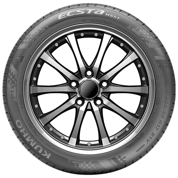لاستیک کومهو (Kumho) |سایز 205/50R17 |مدل HS51 (ECSTA)-یک جفت (2 حلقه) — تصویر ۷
