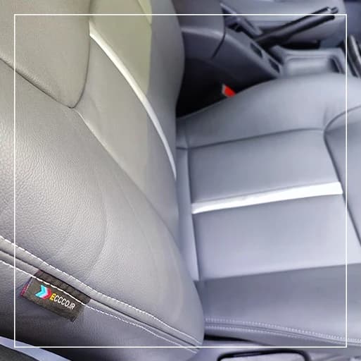 روکش صندلی نیسان رونیز Nissan مدل نوار وسط برند R-1404) ECCCO) — تصویر ۴