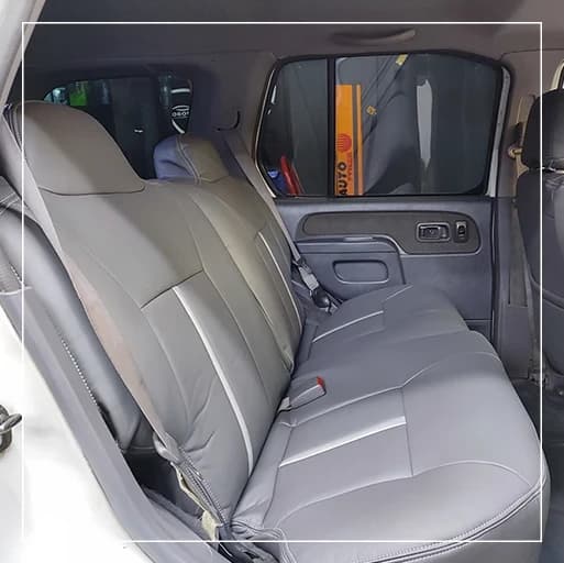 روکش صندلی نیسان رونیز Nissan مدل نوار وسط برند R-1404) ECCCO) — تصویر ۵