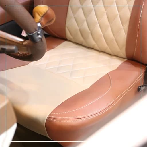 روکش صندلی نیسان پاترول Nissan مدل لمسه لوزی برند R-1400) ECCCO) — تصویر ۳