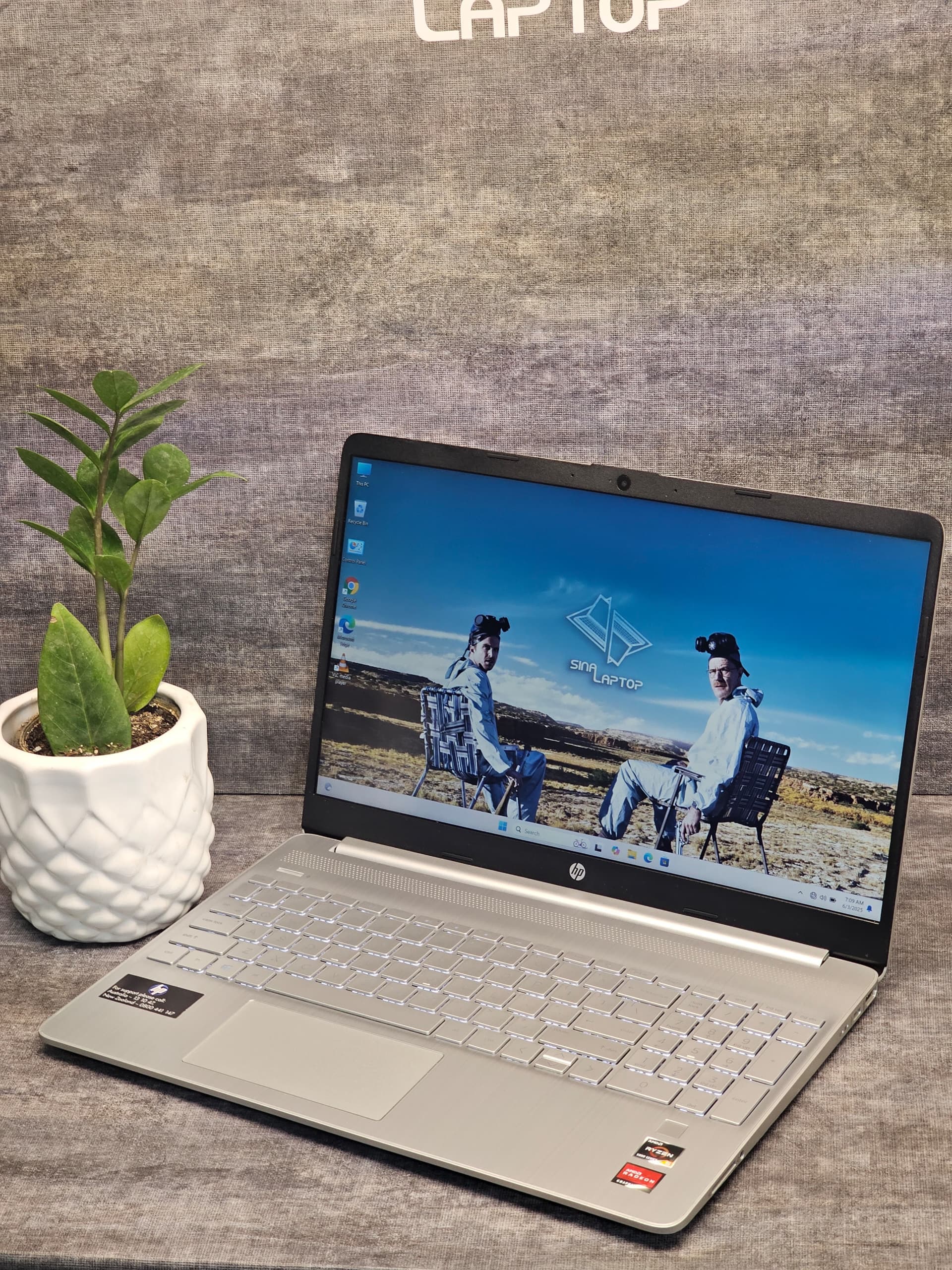 HP LAPTOP 15S RYZEN5 5500U 8GB RAM 256GB SSD — تصویر ۶
