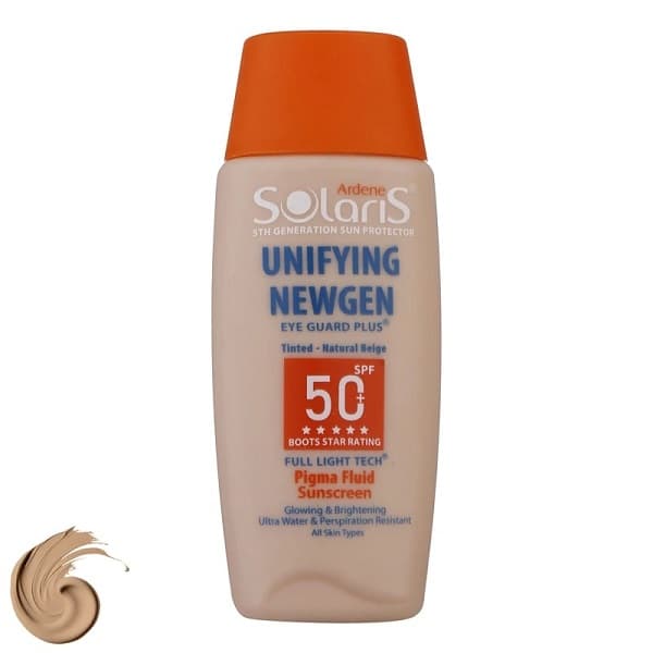 فلوئید ضدآفتاب SPF50 رنگی آردن سولاریس مدل Unifying Newgen مناسب انواع پوست حجم 75 میلی‌لیتر — تصویر ۱۲