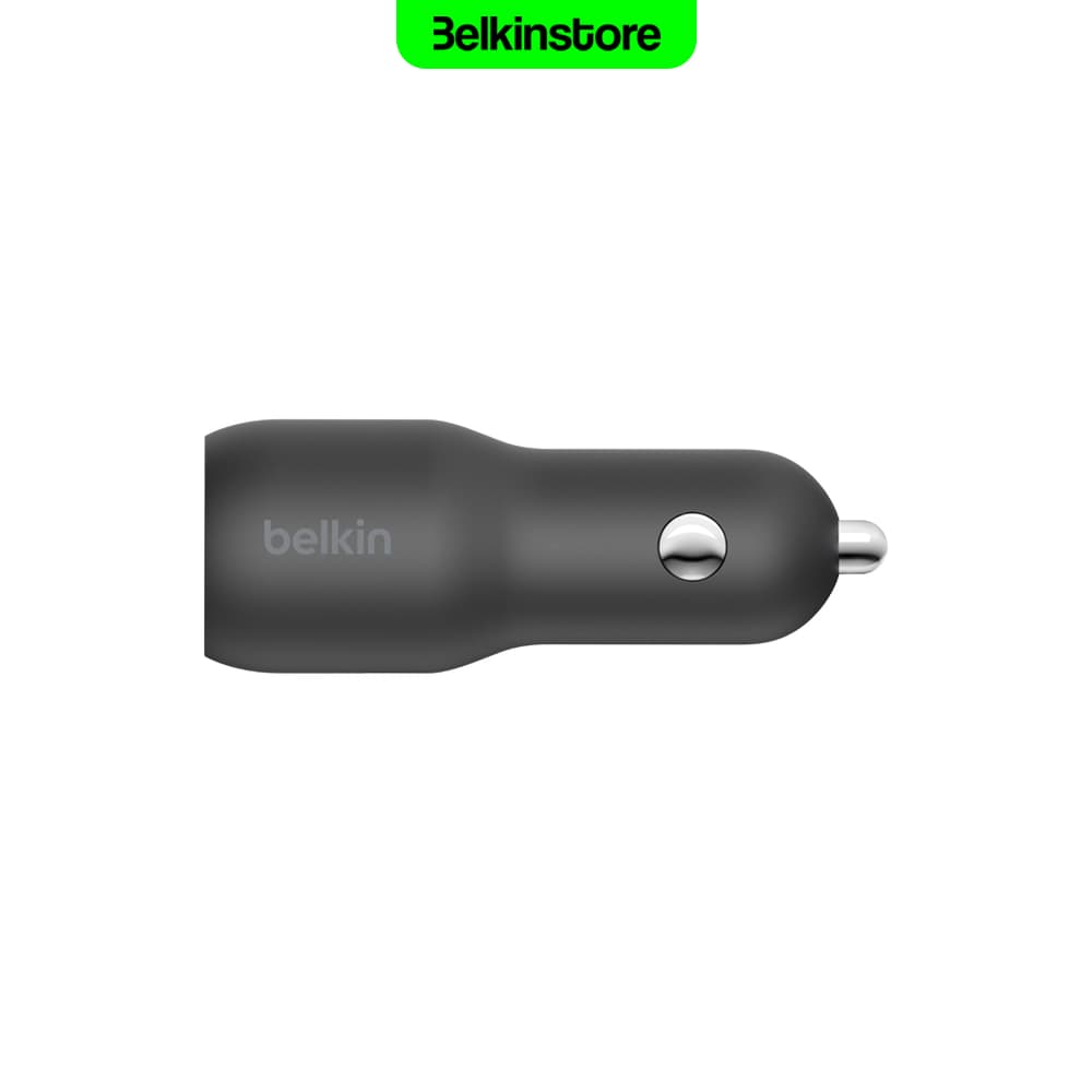 شارژر فندکی 37 وات بلکین – BoostCharge Dual Car Charger with PPS 37W – مدل CCB004btBK — تصویر ۱۲