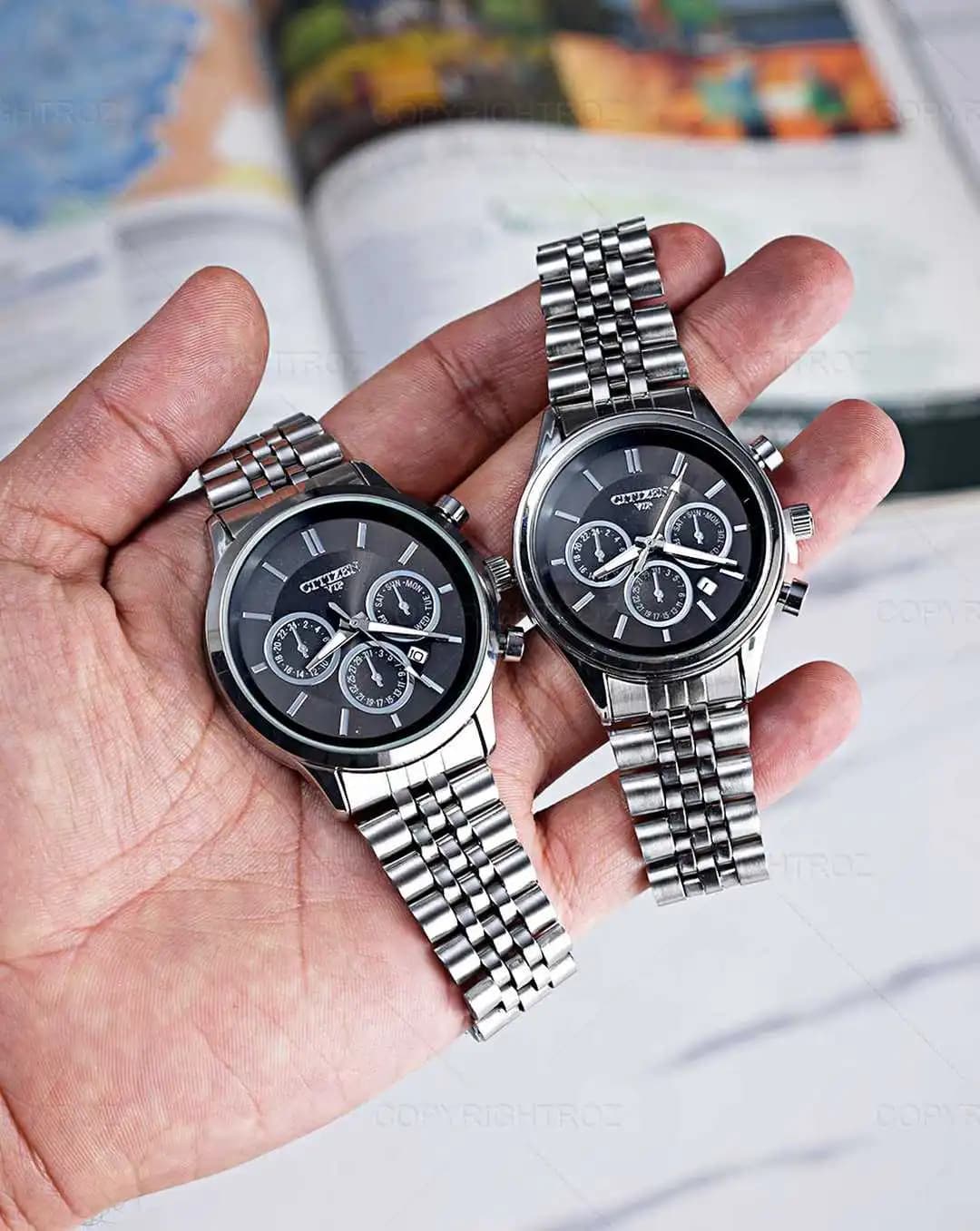 ست ساعت مچی سیتیزن CITIZEN طرح VIP مدل 1330 — تصویر ۸