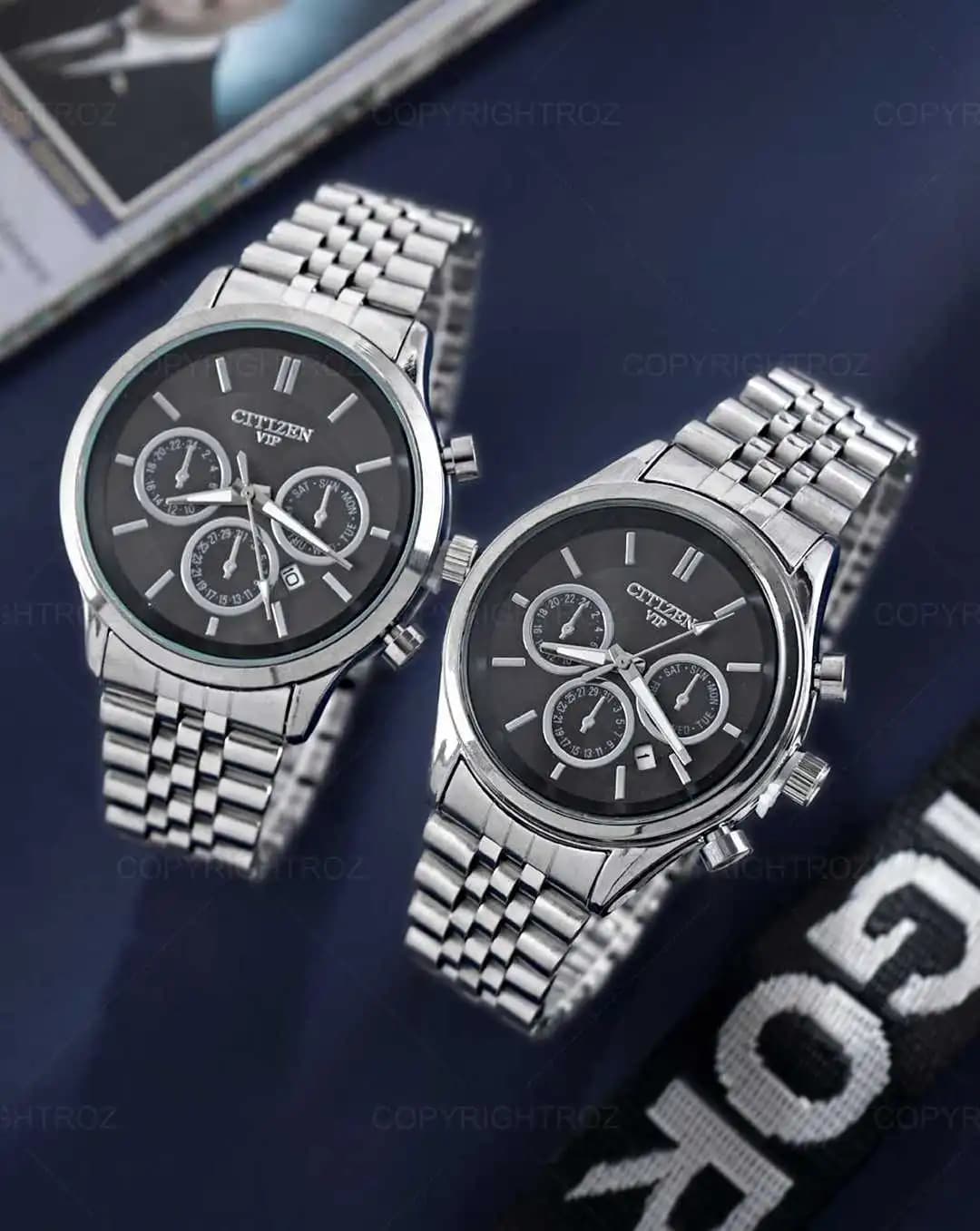 ست ساعت مچی سیتیزن CITIZEN طرح VIP مدل 1330 — تصویر ۴